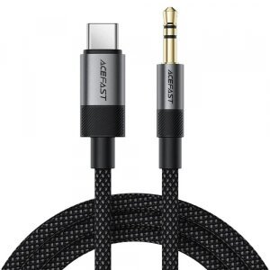Cablu Audio USB-C - 3.5mm Acefast J11, 1m, Negru