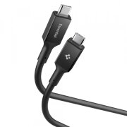 Cablu Date si Incarcare USB-C - USB-C Spigen EB10020CC, 100W, 2m, Negru