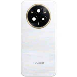 Capac Baterie Realme 14 Pro+, Alb (Pearl White), Service Pack 621033000452