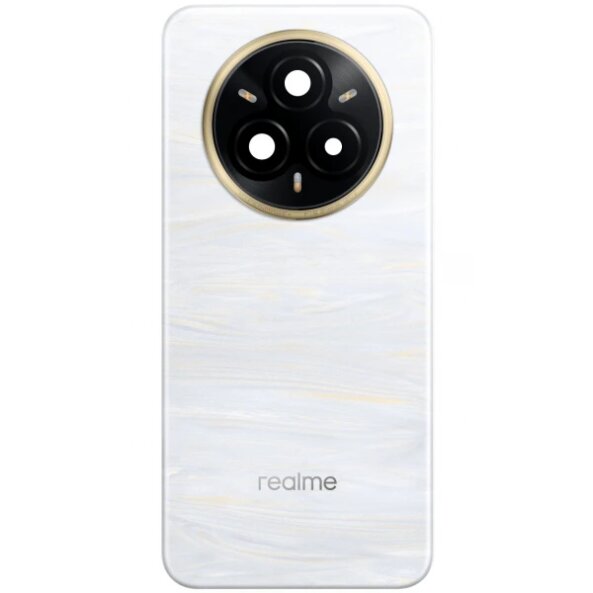 Capac Baterie Realme 14 Pro+, Alb (Pearl White), Service Pack 621033000452