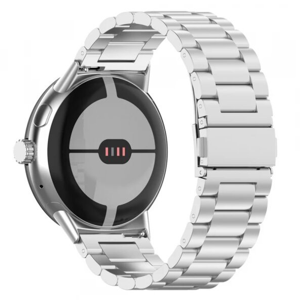 Curea Techsuit W010 pentru Google Pixel Watch 4 45mm, Argintie