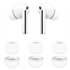 Dopuri Techsuit ET3 pentru Samsung Galaxy Buds3 Pro, Marime S / M / L, Albe
