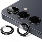 Folie de protectie Camera Spate Lito S+ pentru Samsung Galaxy S26 Plus / S26, Sticla Securizata, Neagra