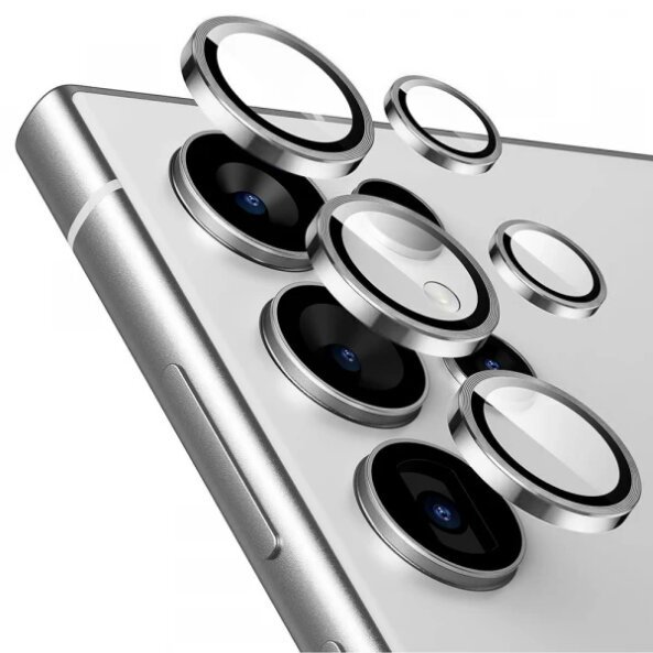 Folie de protectie Camera Spate Lito S+ pentru Samsung Galaxy S26 Ultra, Sticla Securizata, Argintie