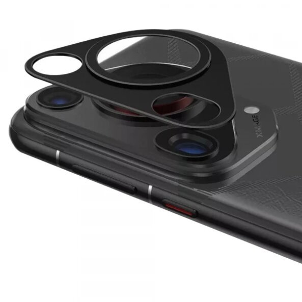 Folie de protectie Camera Spate Techsuit pentru Huawei Pura 70 Ultra, Sticla Securizata, Neagra