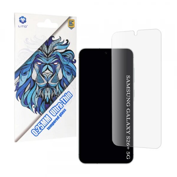 Folie de protectie Ecran  Lito Classic Ultra Thin pentru Samsung Galaxy S26 Plus, Sticla Securizata, Full Glue, 2.5D