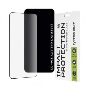 Folie de protectie Ecran  Techsuit pentru Samsung Galaxy S26 Plus, Sticla Securizata, Full Glue, 111D, Neagra