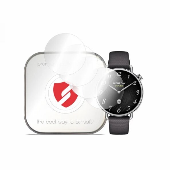 Folie Protectie Smart Protection Premium Classic pentru Xiaomi Watch S4, Set 4 bucati, Plastic