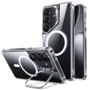 Husa MagSafe pentru Samsung Galaxy S26, ESR, Classic Hybrid Kickstand, Transparenta