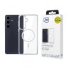 Husa MagSafe pentru Samsung Galaxy S26 Plus, 3MK, Armor MagCase, Transparenta