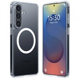 Husa MagSafe pentru Samsung Galaxy S26 Plus, Torras, Guardian, Transparenta