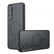 Husa MagSafe pentru Samsung Galaxy S26, Techsuit, PureFrost, Neagra Satinata