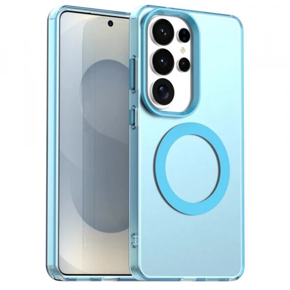 Husa MagSafe pentru Samsung Galaxy S26 Ultra, Techsuit, CandyCase, Albastra