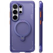 Husa MagSafe pentru Samsung Galaxy S26 Ultra, Torras, Ostand Spin Air, Mov