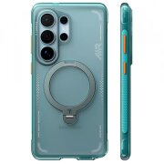 Husa MagSafe pentru Samsung Galaxy S26 Ultra, Torras, Ostand Spin Air, Verde