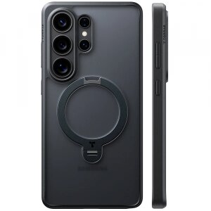 Husa MagSafe pentru Samsung Galaxy S26 Ultra, Torras, Ostand Spin, Neagra