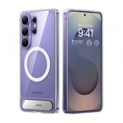 Husa MagSafe pentru Samsung Galaxy S26 Ultra, Torras, Pstand, Transparenta