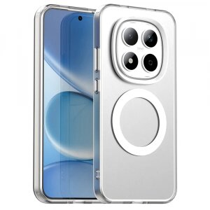 Husa MagSafe pentru Xiaomi Redmi Note 15 Pro 5G, Techsuit, CandyCase, Alba