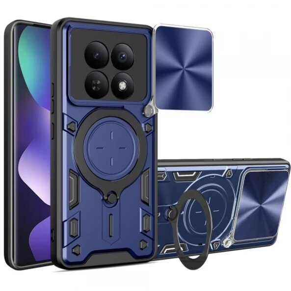 Husa pentru Xiaomi Poco M8 / Redmi Note 15 5G / Note 15 4G, Techsuit, CamGuard Pro, Albastra