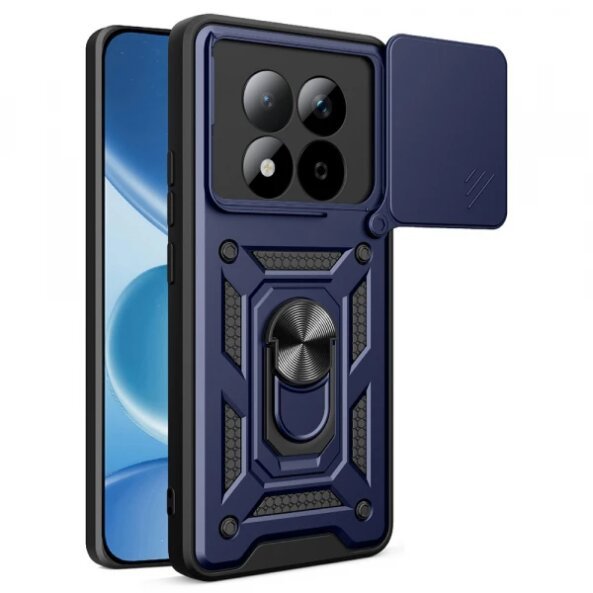 Husa pentru Xiaomi Redmi Note 15 Pro 5G, Techsuit, CamShield, Albastra