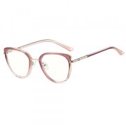 Ochelari De Calculator Dama Techsuit 82290, Anti-Blue Light, Aurii Roz