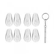 Pernute Siliconice Ochelari si Surubelnita Techsuit ST1, Set 4 bucati, Transparente