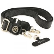 Snur Telefon Guess 4G Strass Metal Logo, Negru