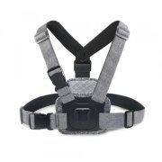 Suport Piept Camera Sport Techsuit JX-002 pentru GoPro Series, Gri