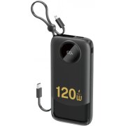 Baterie Externa Dudao K13, 10000mAh, 120W, QC + PD, 1 x Lightning - 1 x USB-A - 2 x USB-C, Neagra 