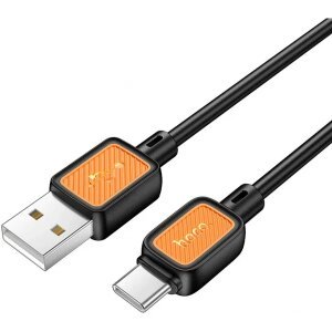 Cablu Date si Incarcare USB-A - USB-C HOCO X108, 18W, 1m, Negru 