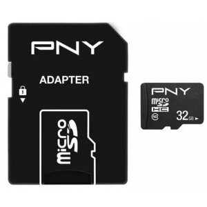 Card Memorie microSDHC PNY Performance Plus, 32Gb, Cu Adaptor P-SDU32G10PPL-GE 