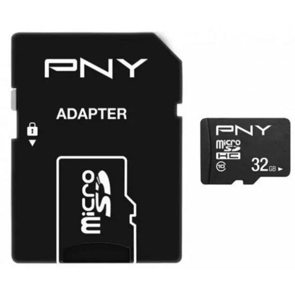 Card Memorie microSDHC PNY Performance Plus, 32Gb, Cu Adaptor P-SDU32G10PPL-GE 