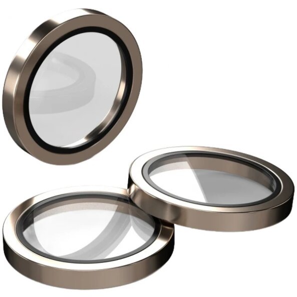 Folie de protectie Camera Spate Etteri pentru Apple iPhone 16 Pro Max / 16 Pro, Sticla Securizata, Bronz 