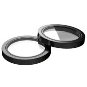 Folie de protectie Camera Spate Etteri pentru Apple iPhone 17, Sticla Securizata, Neagra 