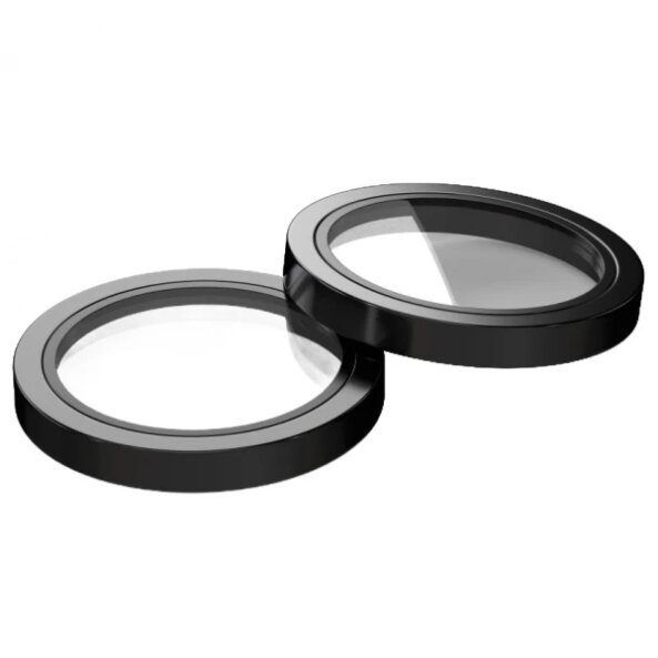 Folie de protectie Camera Spate Etteri pentru Apple iPhone 17, Sticla Securizata, Neagra 