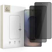 Folie de protectie Ecran Privacy Tech-Protect Spy+ pentru Samsung Galaxy S26 Ultra, Sticla Securizata, Full Glue, Set 2 bucati 