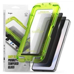 Folie de protectie Ecran Ringke Easy Slide pentru Samsung Galaxy S26 Ultra, Sticla Securizata, Full Glue, Set 2 bucati, Neagra