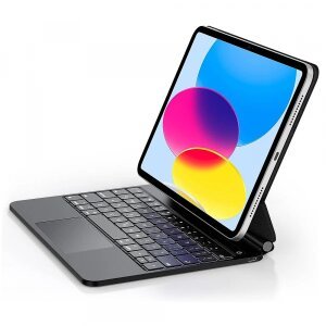 Husa cu Tastatura pentru Apple iPad (2025) / (2022), ESR, Rebound, Neagra