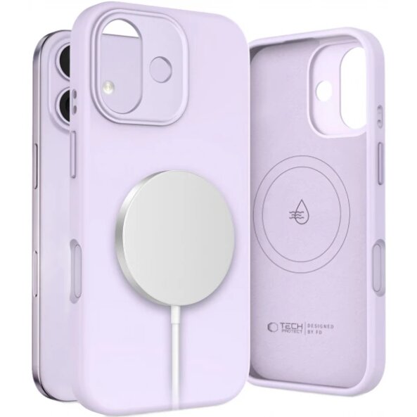 Husa MagSafe pentru Apple iPhone 17, Tech-Protect, Uniq, Mov 
