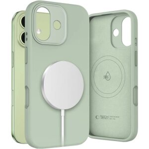 Husa MagSafe pentru Apple iPhone 17, Tech-Protect, Uniq, Verde 