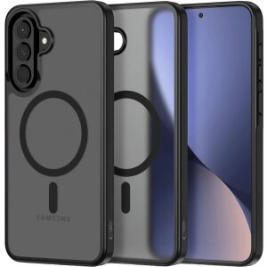 Husa MagSafe pentru Samsung Galaxy A37 5G / A56 A566 / A36 A366, Tech-Protect, Magmat, Neagra Mata 