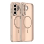 Husa MagSafe pentru Samsung Galaxy A37 5G, Techsuit, HaloFrost II, Aurie