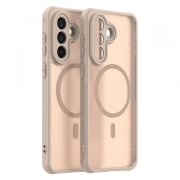 Husa MagSafe pentru Samsung Galaxy A57 5G, Techsuit, HaloFrost II, Aurie