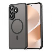 Husa MagSafe pentru Samsung Galaxy A57 5G, Techsuit, HaloFrost II, Neagra