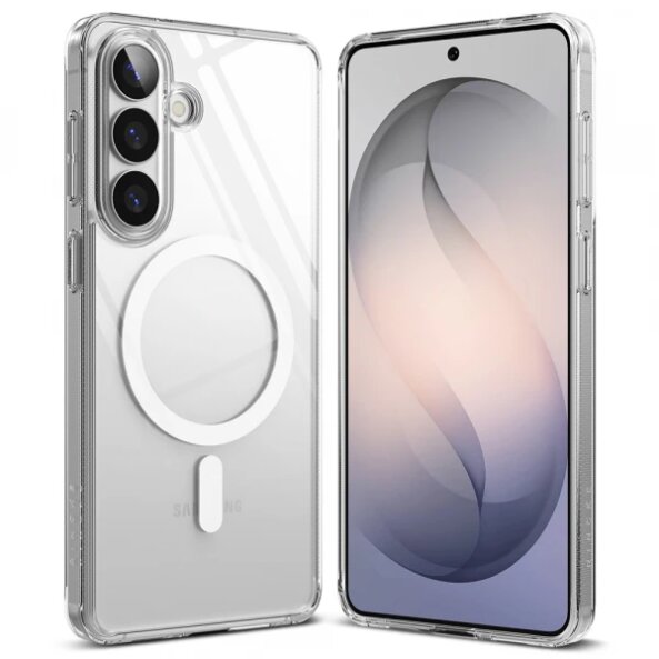 Husa MagSafe pentru Samsung Galaxy S26 Plus, Ringke, Fusion, Transparenta