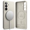 Husa MagSafe pentru Samsung Galaxy S26 Plus, Ringke, Silicone, Crem