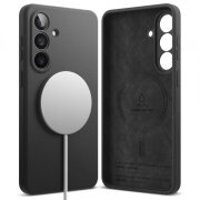 Husa MagSafe pentru Samsung Galaxy S26 Plus, Ringke, Silicone, Neagra