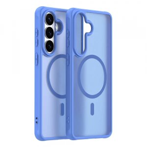 Husa MagSafe pentru Samsung Galaxy S26 Plus, Techsuit, HaloFrost II, Albastra