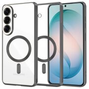 Husa MagSafe pentru Samsung Galaxy S26 Plus, Techsuit, Luxury Crystal, Neagra