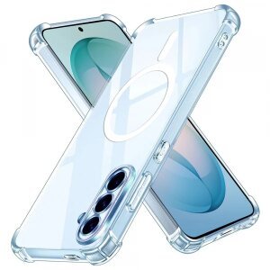Husa MagSafe pentru Samsung Galaxy S26 Plus, Techsuit, Shockproof, Transparenta
